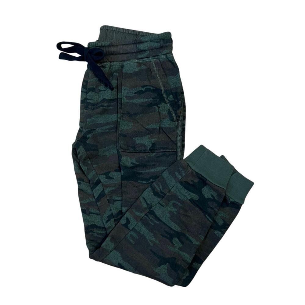 Sanctuary Green Camouflage Soft Knit Joggers Size XS